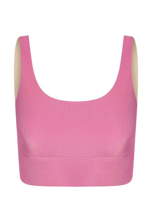 TOP CROPPED LYCRA BLUSH