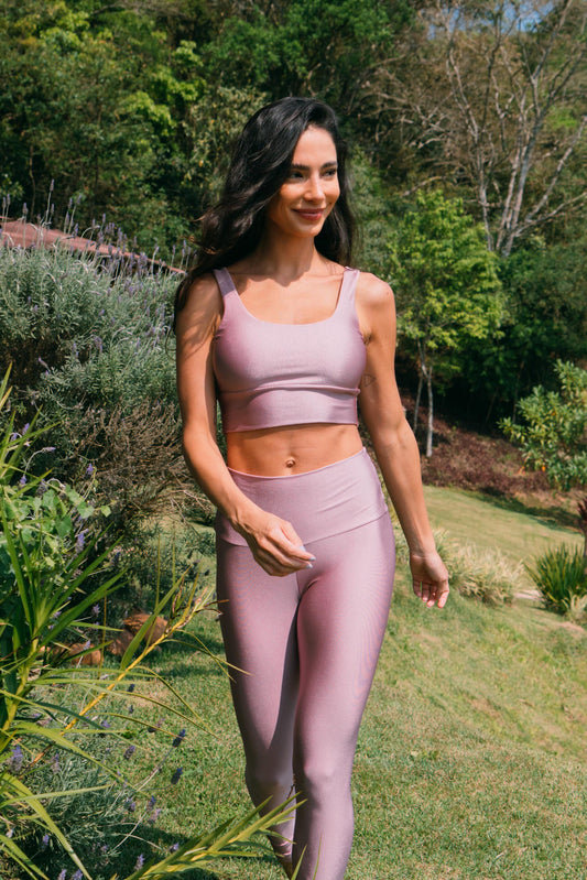 TOP CROPPED LYCRA MALVA