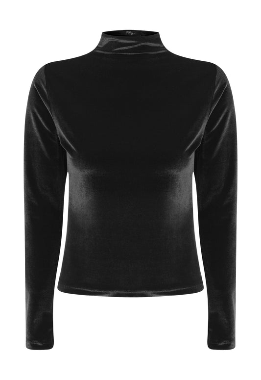 Blusa Cacharrel Veludo Black